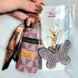 2 Bag Charm Keychains ~ ALL NEW